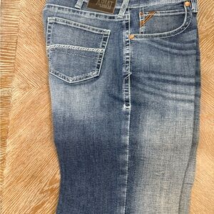 Ariat boot cut men’s blue jeans. Size 36x36
